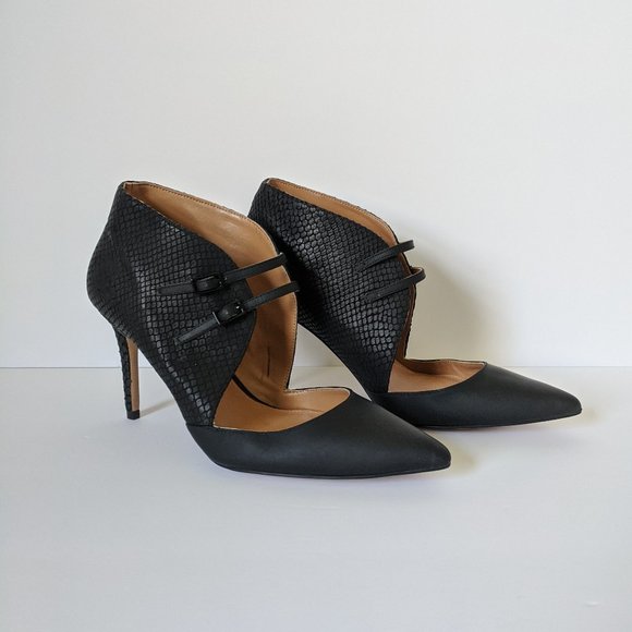 Nine West Shoes - Nine West Faux Leather Snakeskin Heels 8.5